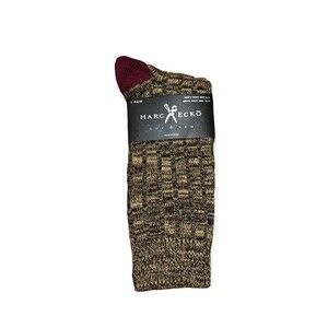 Marc Ecko Cut & Sew Men's Crew Socks Multi Colored Brown